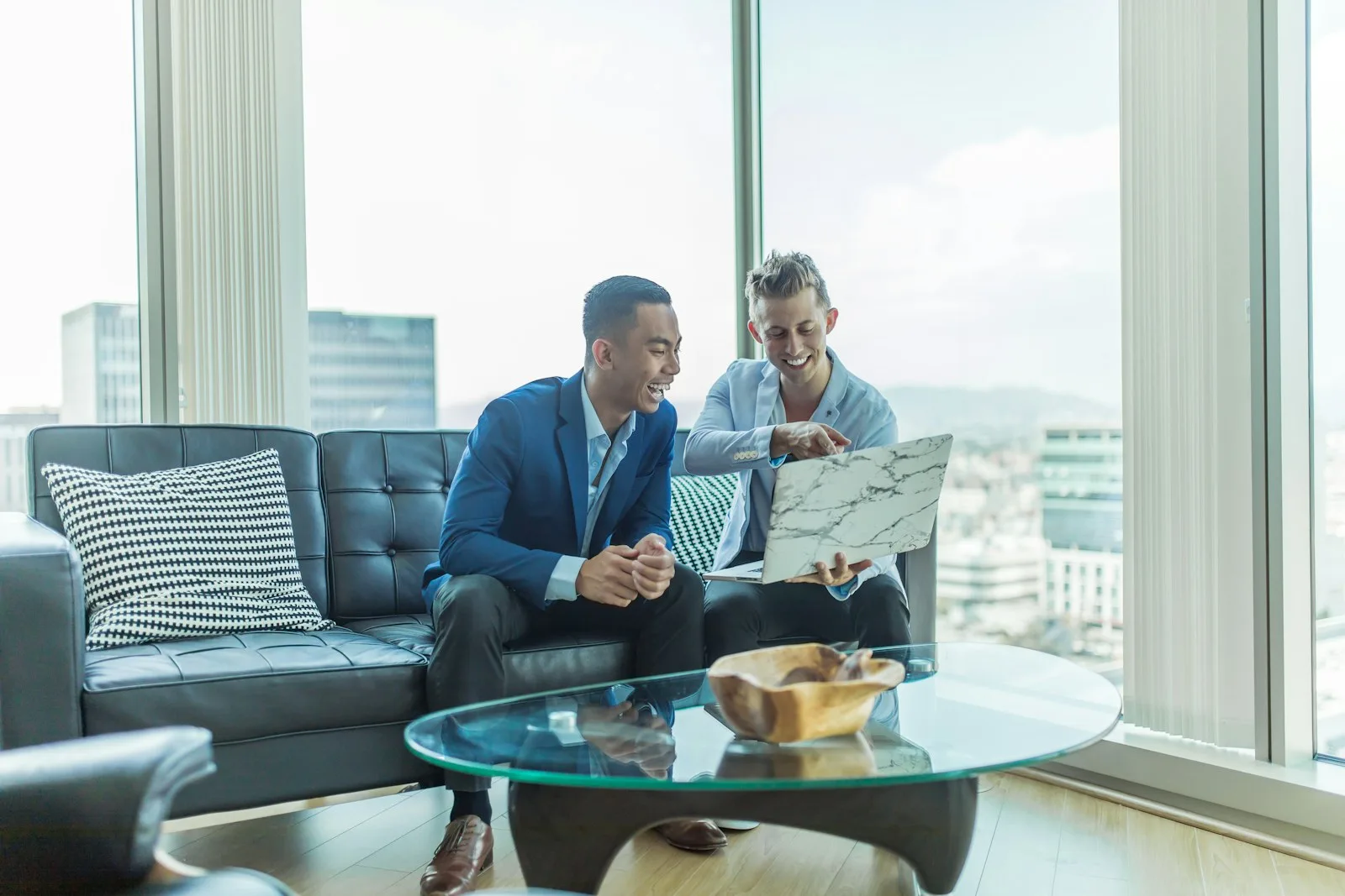 A person taking professional advice in order to understand their financial situation better