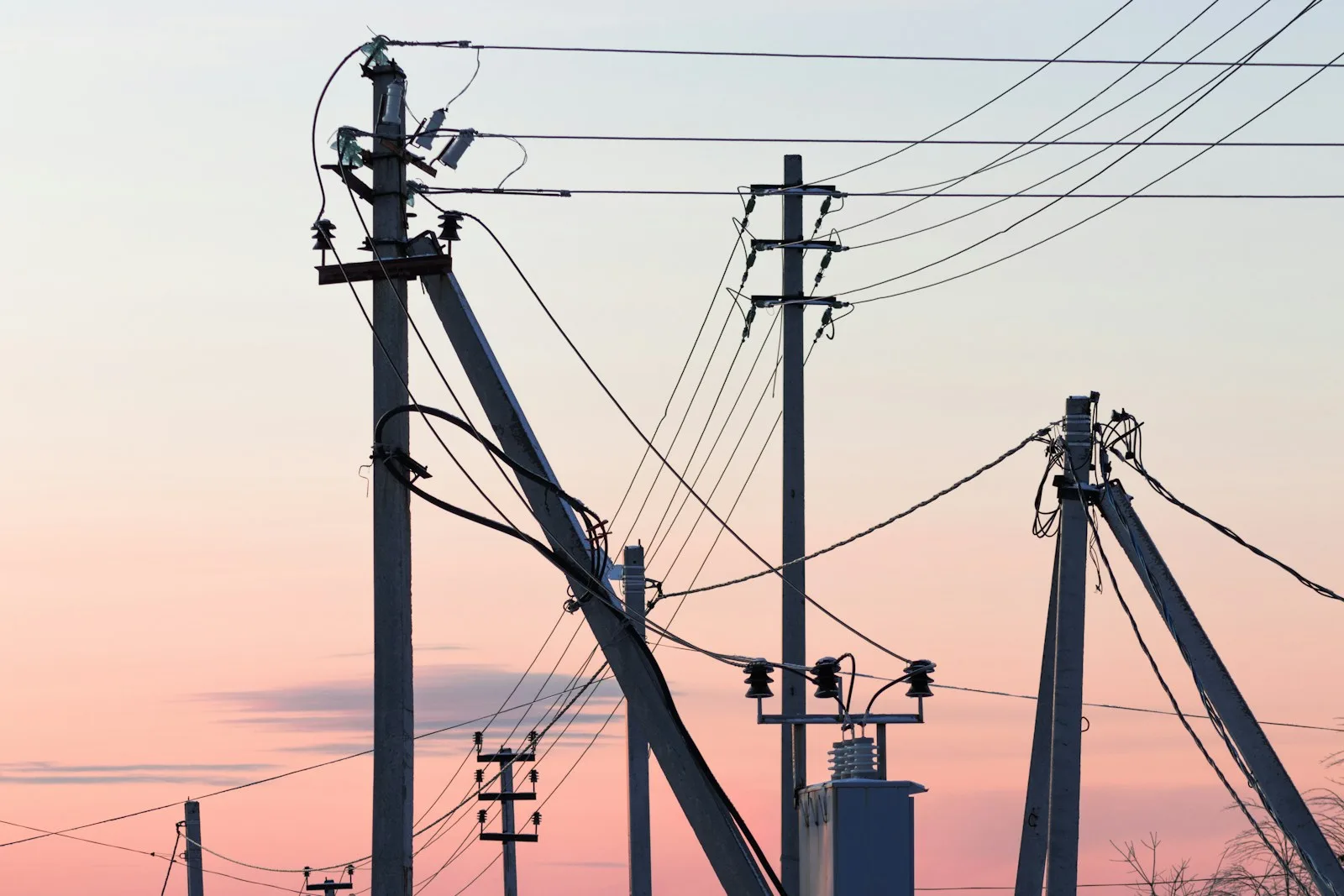Image showing Electric Poles