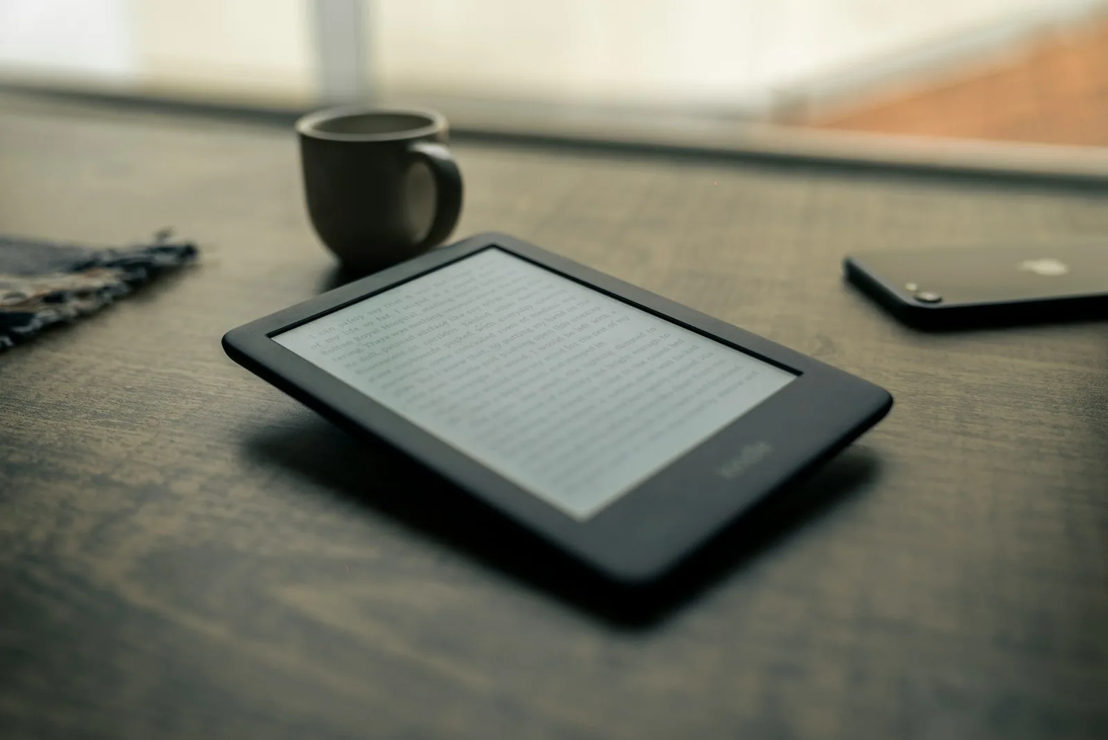 Image of an e-book reader