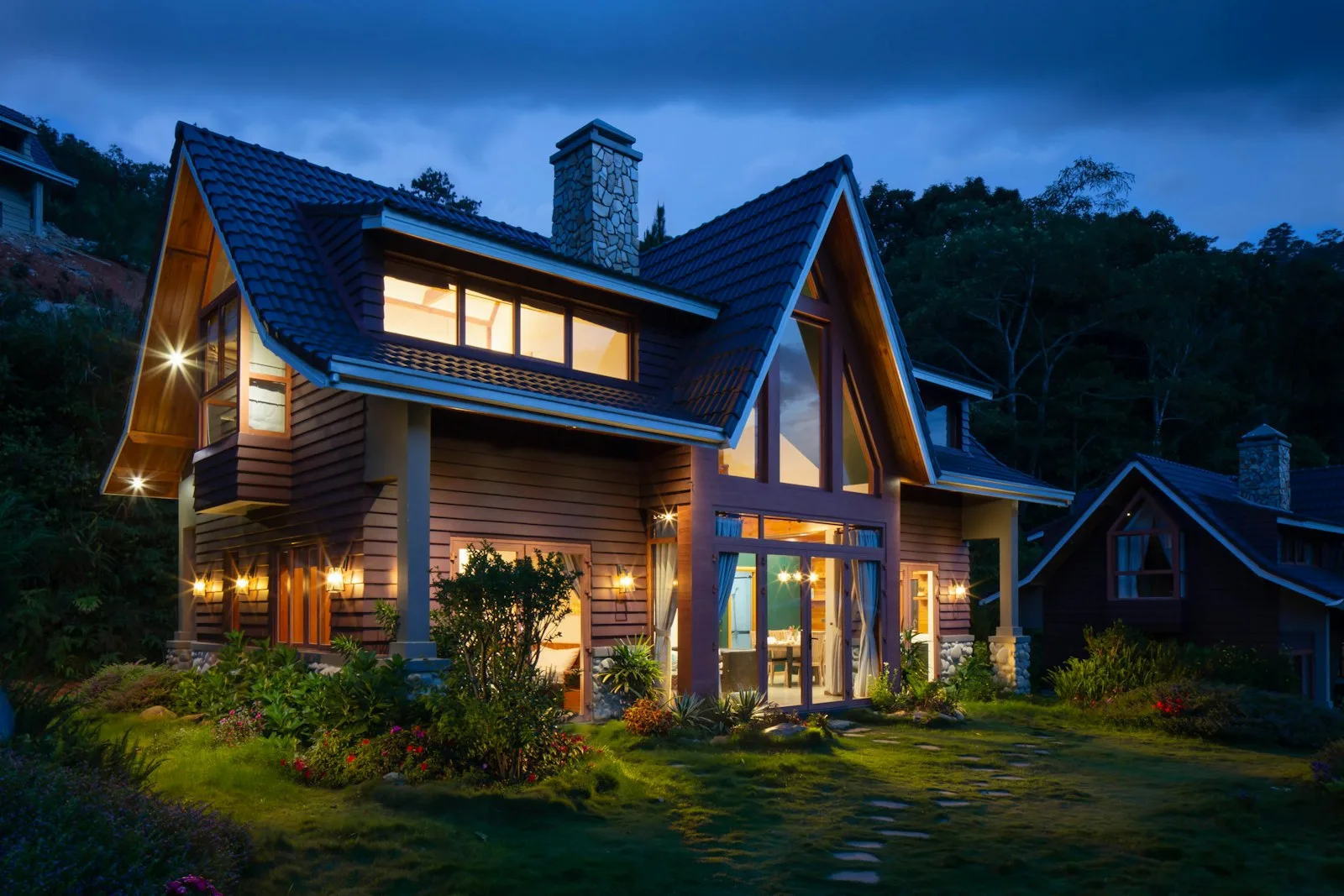 Photo of a beautiful house that a couple moved into, which can be taken as a lifestyle upgrade or inflation