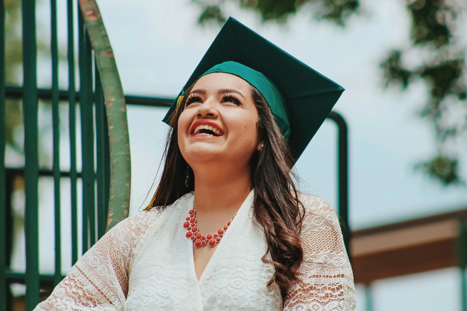 Photo of a happy student